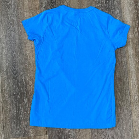 Teeturtle Disney Pixar Ladies Medium Blue T-Shirt Featuring Up Balloon Design - Picture 5 of 7